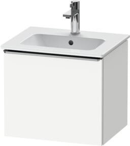 Duravit Waschtischunterschrank D-Neo, wandhängend, weiß glänzend, B: 51 cm, T: 40,2 cm, H: 44 cm - Bild 1