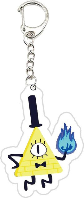 CHIC STUDIO Schlüsselanhänger Acryl, Bill Cipher, Damen - Bild 1