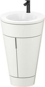 Duravit Waschtischunterschrank Starck 1 c-bonded Set in Weiß, B/T/H: 56 x 60,5 x 86,4 cm - Bild 1