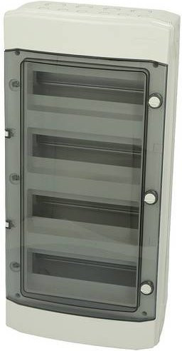 Fibox MCE65 48M 7350007 Gehäuse aus Thermoplast in Weiß, B/T/H: 31,8 x 66,3 x 14,2 cm - Bild 1