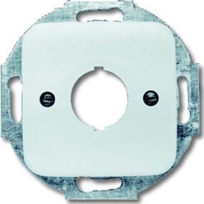 Busch-Jaeger Zentralscheibe für Befehlsgeräte 2533-214, weiß, 22,5 mm, Schraubmontage - Bild 1