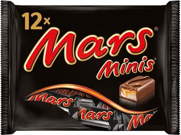 Mars Minis Schokoriegel 12 x 18,9 g (bzw. 227 g)
*Korrektur basierend auf den exakten Vorgaben:*
Mars Minis Schokoriegel 227 g - Bild 1