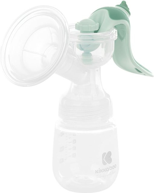 Kikkaboo Milchpumpe Elsie manuell mit 180 ml Flasche und Silikonsauger Gruppe 0+ in Hellgrün - Bild 1