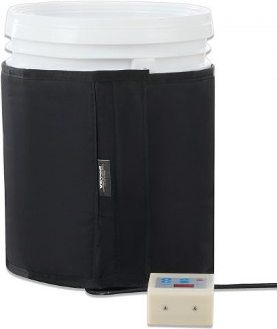 VEVOR Metall-Fassheizung 250W mit einstellbarem Thermostat 0-63°C, Schwarz, Volumen: 18,93 l - Bild 1