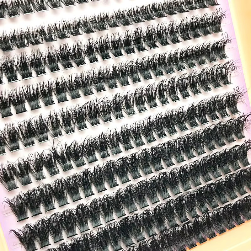 BSIMONE Künstliche Wimpern, 5D Flauschige Wimpernbüschel, D/DD Curl, Unisex - Bild 2