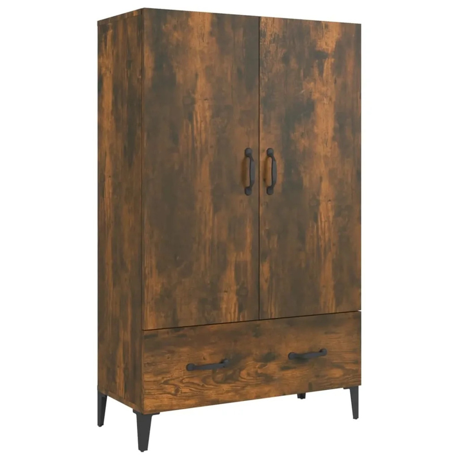 vidaXL Highboard Räuchereiche Braun B: 70 cm, T: 31 cm, H: 115 cm aus Holzwerkstoff - Bild 2