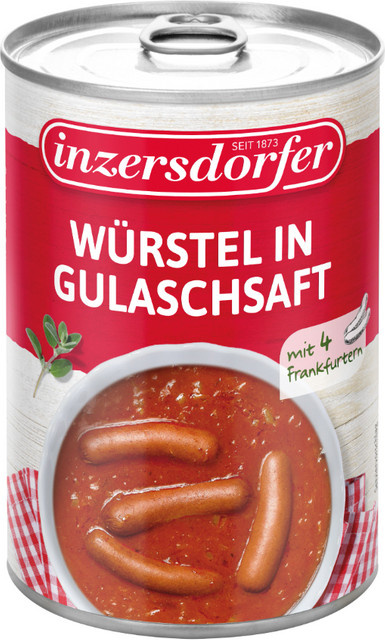 Inzersdorfer Würstel in Gulaschsaft 400 g - Bild 1