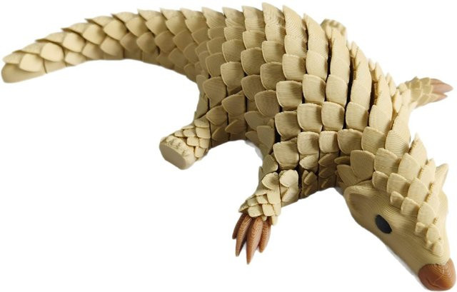 Toys-Glory Fourall Schuppentier-Figur Spielzeugmodell, beige, 1-teiliges Set - Bild 1