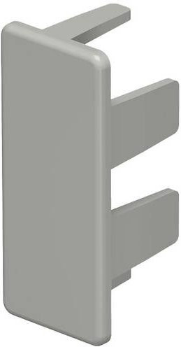 OBO Bettermann Endstück Stein-Grau 10 Stück B: 4,0 cm, H: 1,7 cm - Bild 1