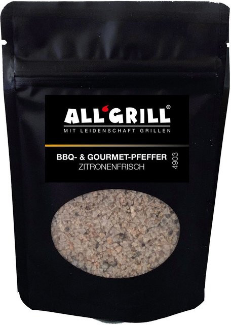 Allgrill BBQ-Gourmet-Pfeffer Zitonenfrisch 60 g - Bild 1