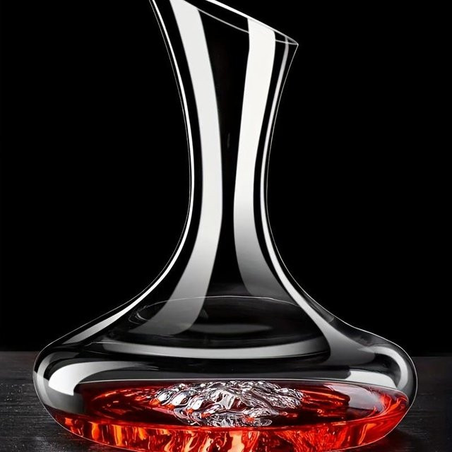Stylish Houses Luxus-Dekanter aus Kristallglas für Rotwein, Farbe: Weiß/Transparent - Bild 1