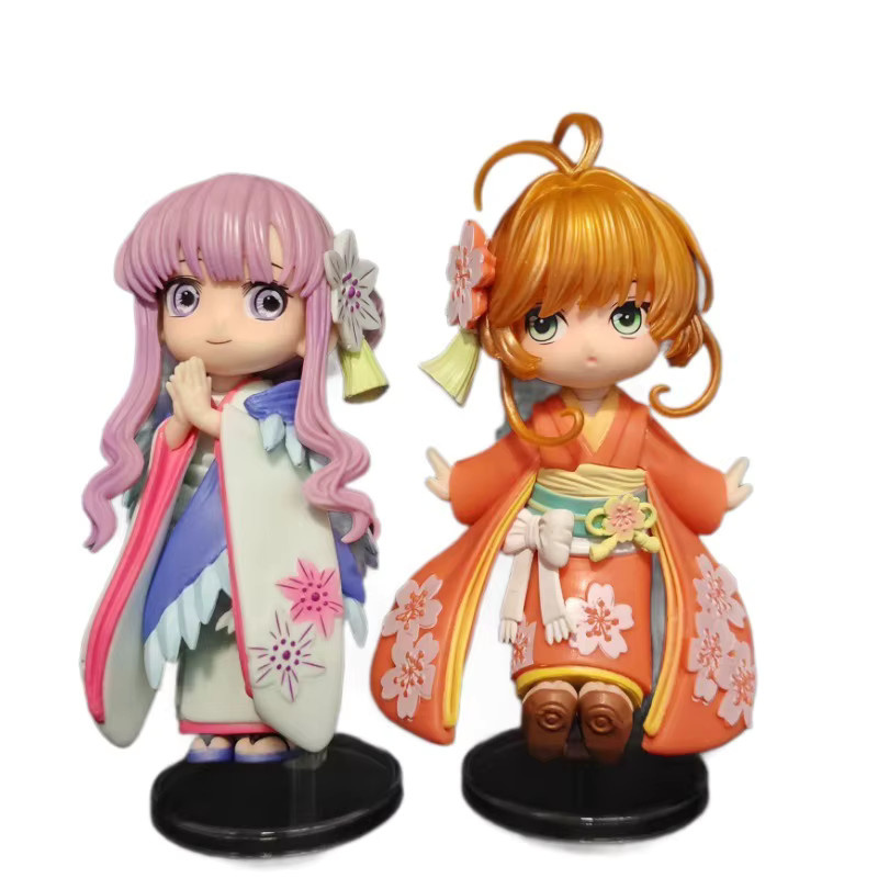 Bandai Cardcaptor Sakura Daidouji Tomoyo im Kimono-Stil, Anime-Figur, Kunststoff - Bild 4