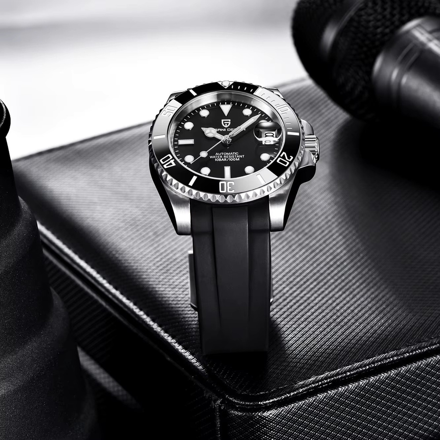 PAGANI Design Automatik-Armbanduhr, Edelstahl, Saphirglas, 40 mm, Herren - Bild 2