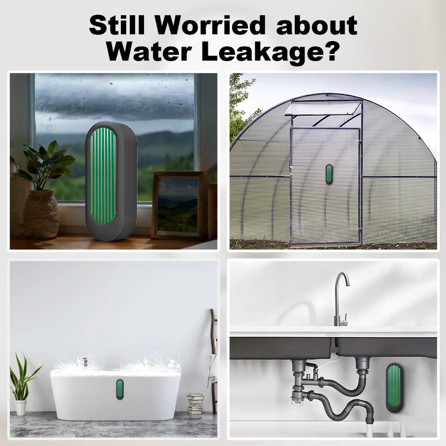 ONENUO Regensensor für Außenbereich mit WiFi oder Zigbee, Tuya IP65 wasserdichter Wasserlecksensor zur Echtzeit-APP-Überwachung, erhältlich in Schwarz oder Weiß - Bild 4
