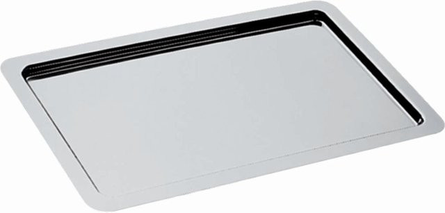 APS Tablett PROFI LINE GN 1/2 aus Edelstahl, silber, rechteckig, B/T/H: 26,5 x 32,5 x 2 cm - Bild 1