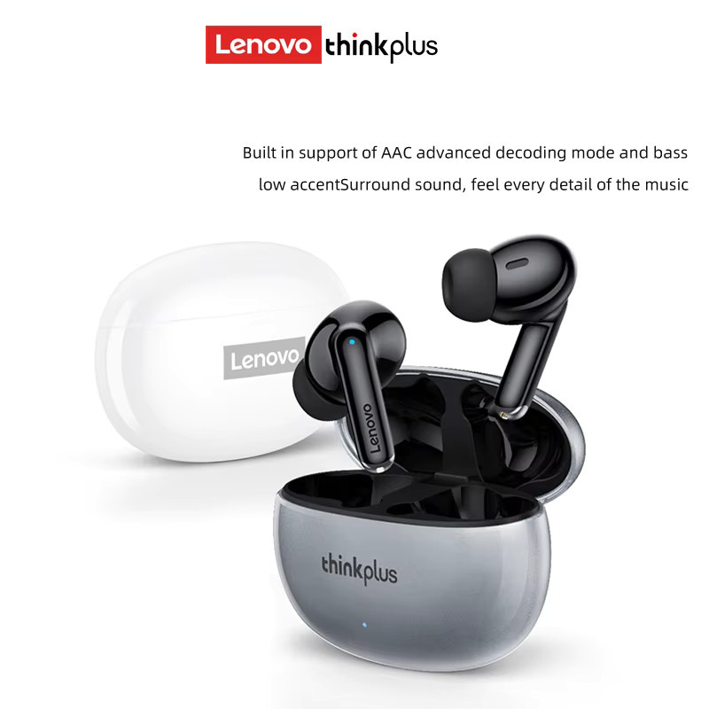 Lenovo XT88 TWS In-Ear-HiFi-Stereo-Kopfhörer, kabelloses Bluetooth-Headset für Gaming mit geringer Latenz und langer Akkulaufzeit, Schwarz - Bild 2