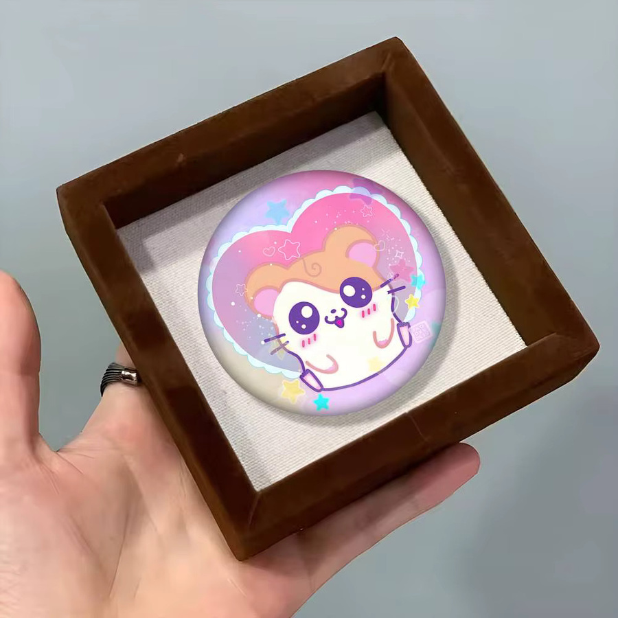 Hamtaro Hamster-Brosche, Emaille-Pin, Unisex - Bild 3