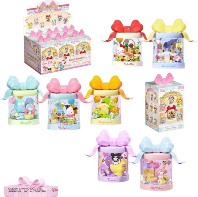AREAX Sanrio Familie Süßer Traum Blind Box, My Melody Kuromi, zusammenbaubarer Baustein-Spielzeug - Bild 1