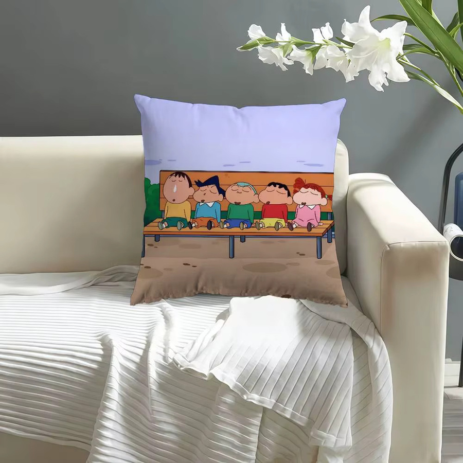 KAYOU Kissenbezug Shin-chan Cartoon Design, bunt, B/B: 30 x 30 cm - Bild 3