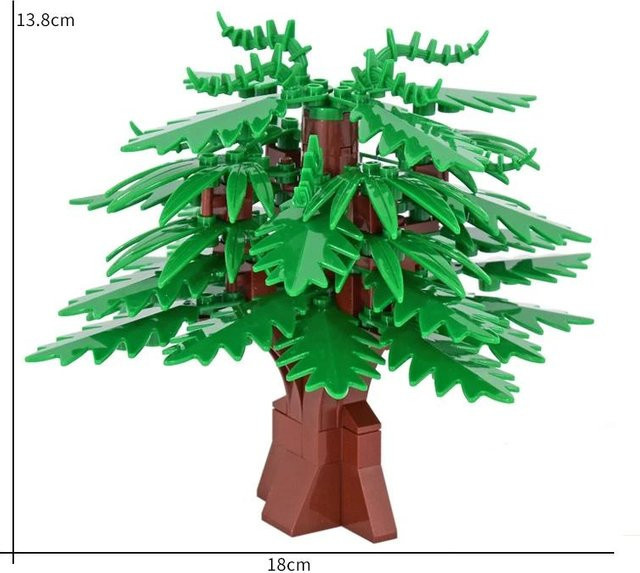 Yiran toy MOC Stadt Pflanze Baum Laube Wald, Blöcke, ab 6 Jahren - Bild 1