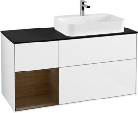 V&B Waschtischunterschrank Finion in Weiß lackiert, Breite: 120 cm, Tiefe: 50,1 cm, Höhe: 50,1 cm - Bild 1