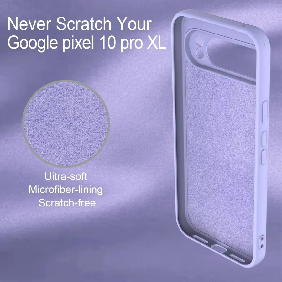 Stoßfeste Silikon-Schutzhülle für Google Pixel 10 9 Pro XL 8 7 6 A in Blau und Lila - Bild 4