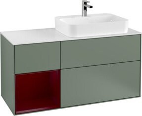 V&B Waschtischunterschrank Finion in Weiß lackiert, Breite: 120 cm, Tiefe: 50,1 cm, Höhe: 50,1 cm - Bild 1