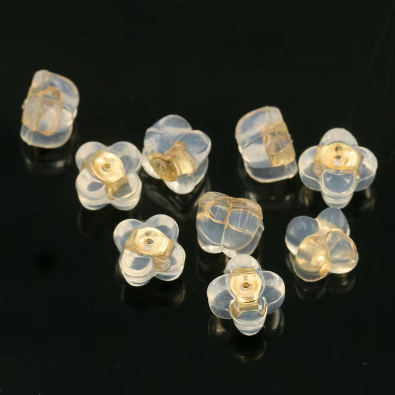 BTOO Ohrring, 14K Gold gefüllt, Kleeblatt, Unisex - Bild 2