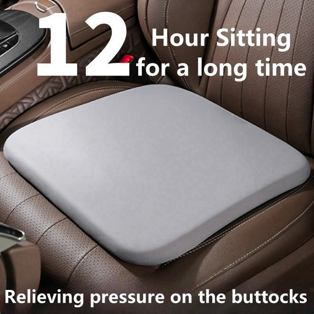 Ergonomisches Sitzkissen aus Memory-Schaum in Rot für Auto und Büro - Bild 1