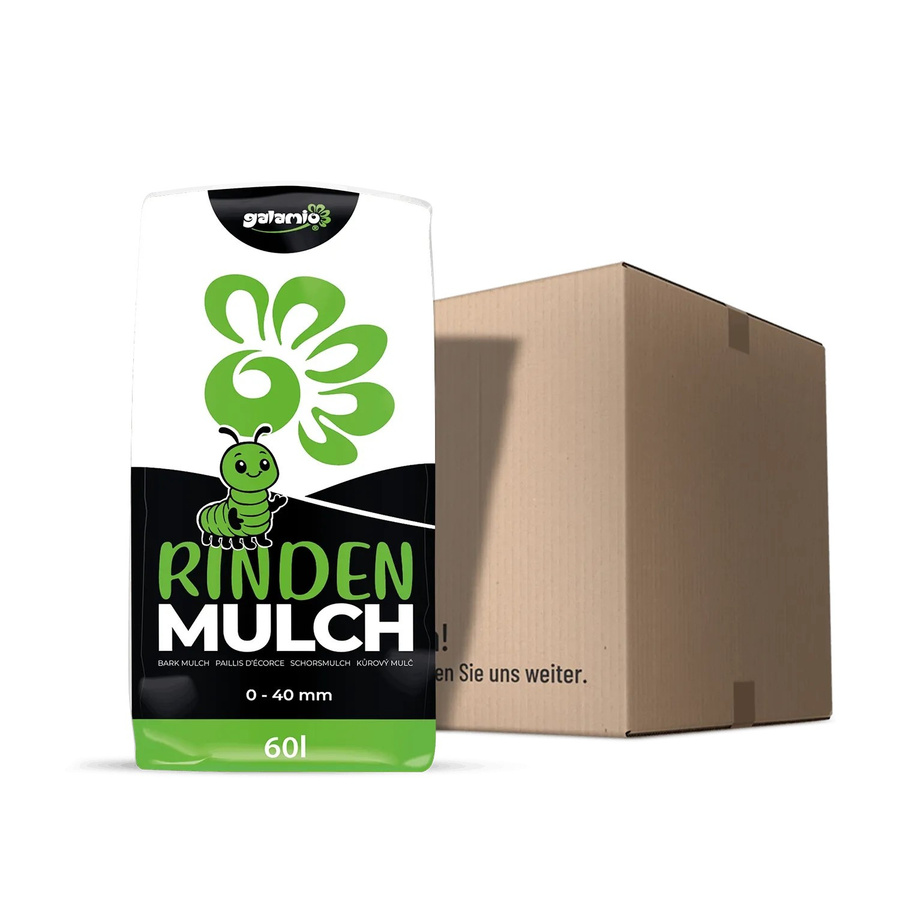 Galamio Rindenmulch aus Baumrinde, braun, 60 l - Bild 2