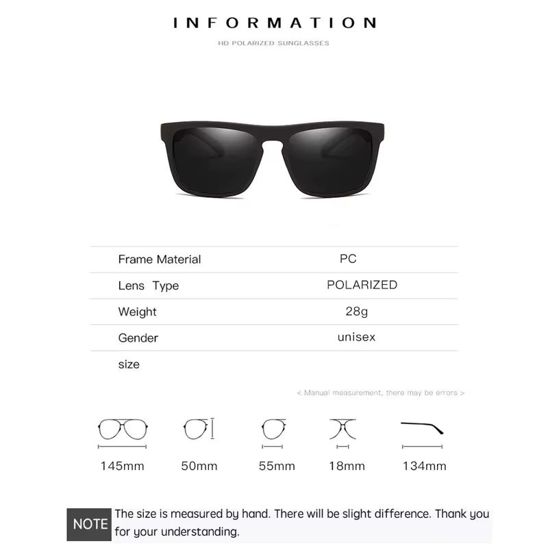 Okuma Sonnenbrille, quadratisch, Vollrand, Kunststoff, polarisiert, schwarz, rot - Bild 1