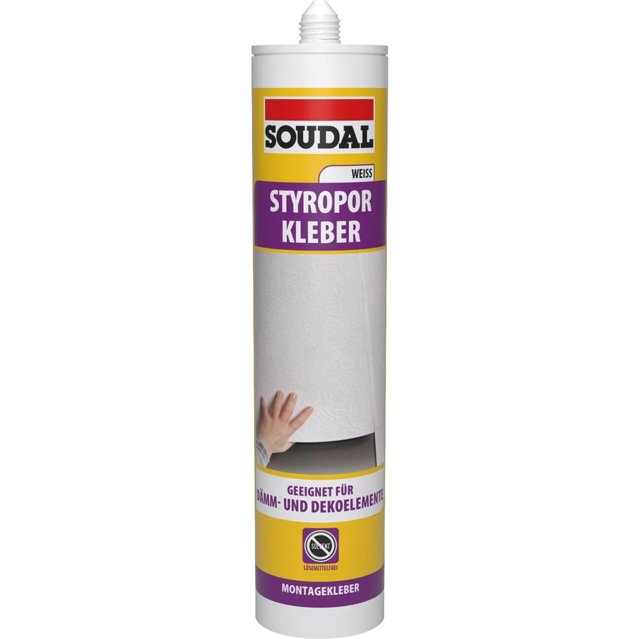 Soudal Styroporkleber Dispersion in Weiß, 470 g - Bild 2