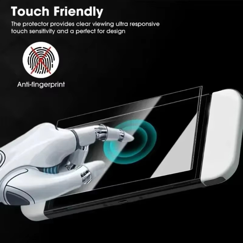 3er-Set Displayschutzfolie aus gehärtetem Glas für Nintendo Switch 2, transparent - Bild 4