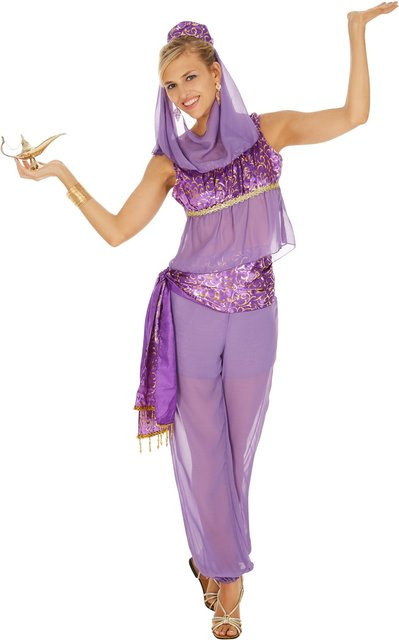 tectake Frauenkostüm Orient Lady, Fantasy, Lila - Bild 1