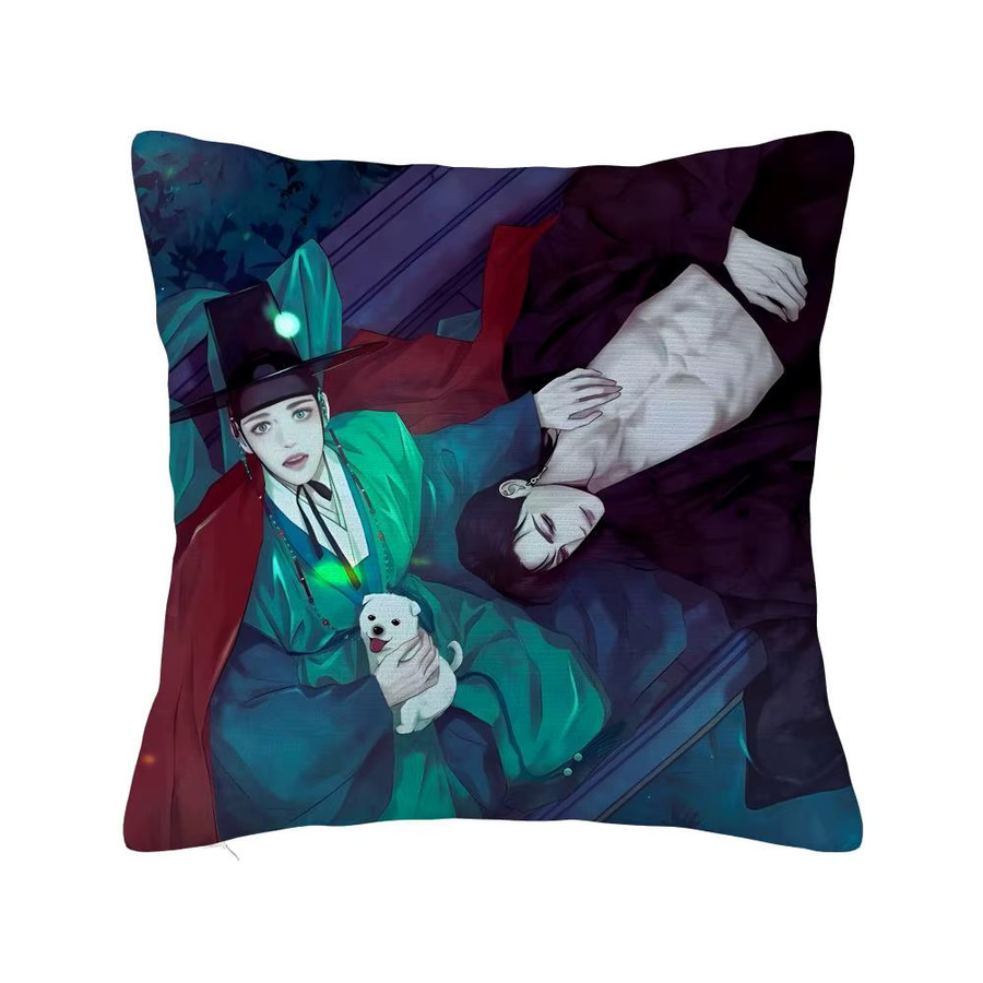 The GhostS N-Nocturne Kissenbezug mit Plüschdruck für dein Sofa und deine Heimdekoration - Bild 5