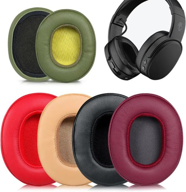 Skullcandy Ersatz-Ohrpolster in Rot für Crusher Wireless, Crusher Evo, Crusher ANC und Hesh 3 Kopfhörer - Bild 1
