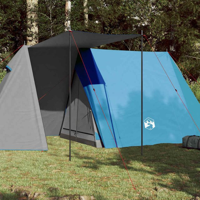 vidaXL Campingzelt für 3 Personen in Blau, wasserfest - Bild 2
