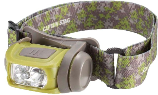 Captain Stag Giga Flash LED-Stirnlampe UK-3020 Mosaik Outdoor-Stirnlampe für Camping, Wandern und Angeln - Bild 1