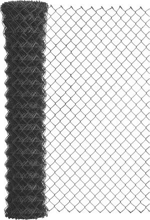 GAH ALBERTS Maschendraht Viereckgeflecht aus Stahl, Farbe: Anthrazit-Schwarz, L: 1500 cm, H: 125 cm - Bild 1