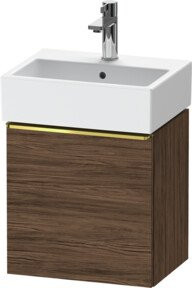 Duravit Waschtischunterschrank D-Neo in Braun, Wandhängend, 1 Tür, Glänzend, B: 43,4 cm, T: 32,2 cm, H: 44,0 cm - Bild 1