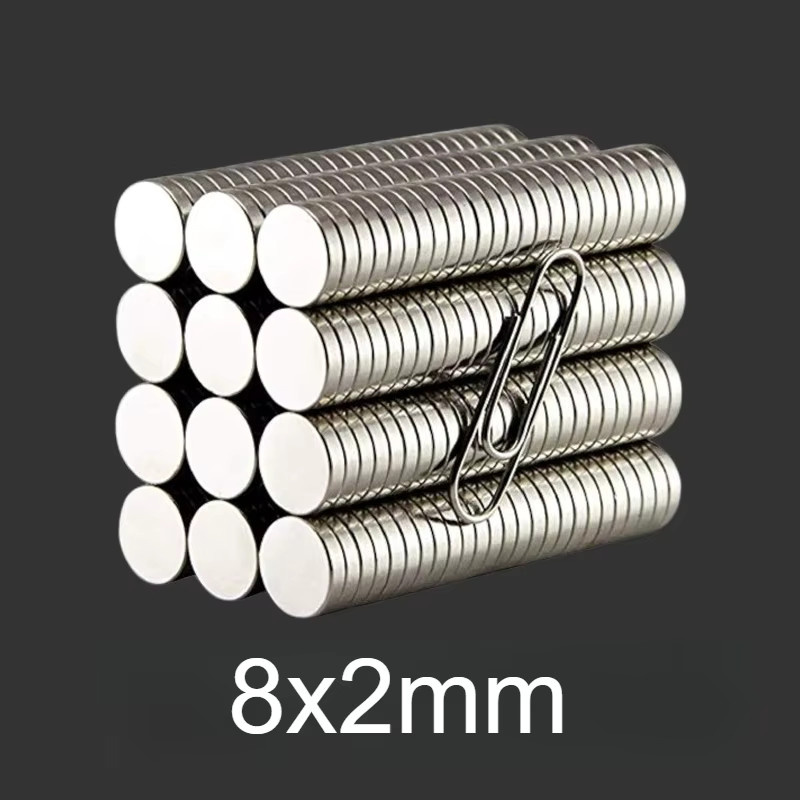 U-POLEMAG Runder unsichtbarer Magnet Durchmesser: 8 mm, Dicke: 2 mm für DIY-Projekte und ästhetische Fixierungen - Bild 5