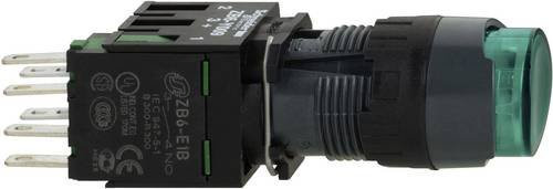 Schneider Electric XB6AE3B1B Leuchtdrucktaster grün, IP65, B/T/H: 18 x 18 x 57 mm - Bild 1