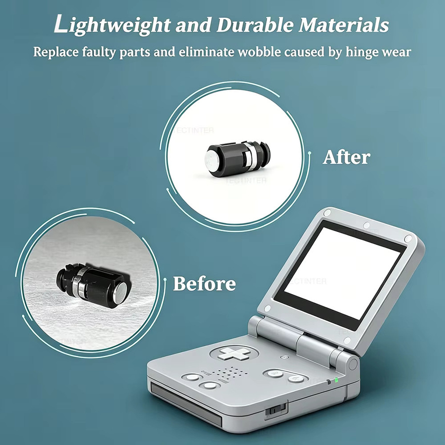 Nintendo Ersatz-Drehwellenspindelgelenk für Gameboy Advance SP in Schwarz - Bild 2
