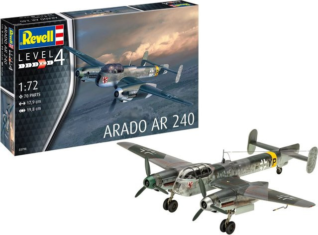 Revell Arado AR-240, Modellbau, 1:72 - Bild 2