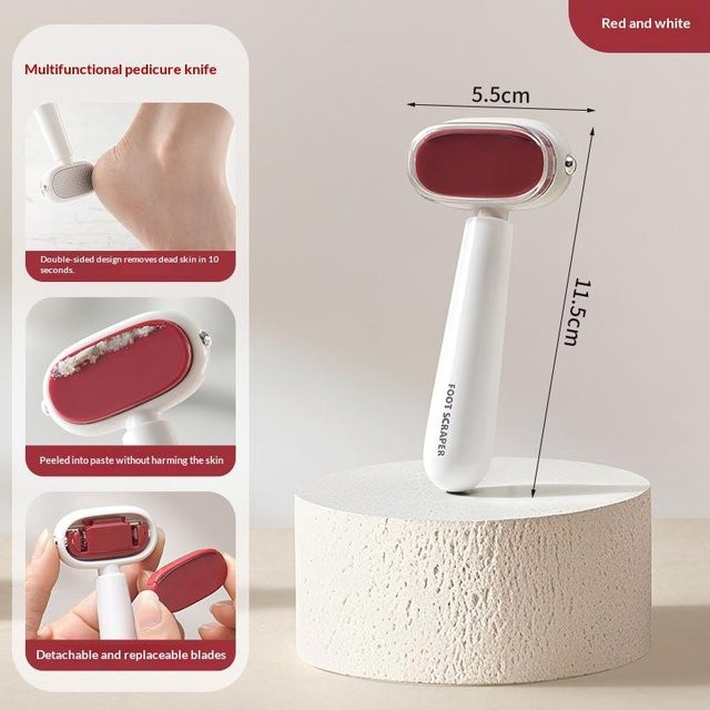 Sugarr Doppelseitige Fußraspel, Edelstahl, Unisex - Bild 1