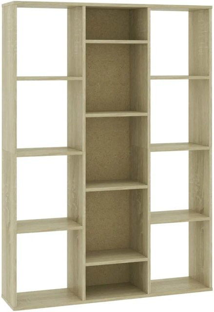 vidaXL Raumteiler und Bücherregal Sonoma-Eiche, B/T/H: 100 x 24 x 140 cm - Bild 1