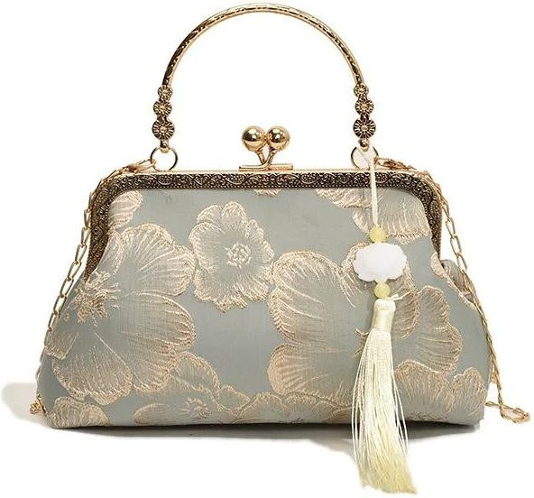 Clutch Handtasche Damen, Glitzer, Schultertasche - Bild 1