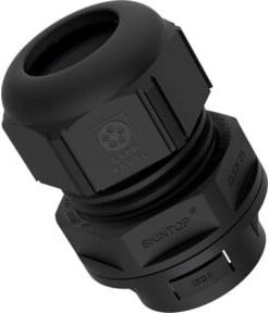 Lapp Kabelverschraubung SKINTOP-CLICK-12 Click-System Schwarz Ø 12,3mm UV-beständig IP68 - Bild 1