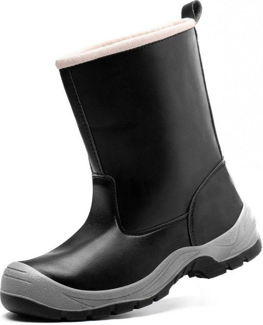Shoekeeper Arbeitsschutzstiefel aus Leder in Schwarz, wasserdicht, ölbeständig, säure- und laugenbeständig, schlag- und stichfest, Größe 43 - Bild 1