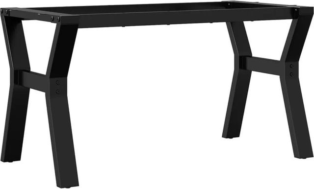 vidaXL Couchtisch-Gestell in Y-Form aus pulverbeschichtetem Stahl in Schwarz, B/T/H: 80 x 40 x 43 cm - Bild 1